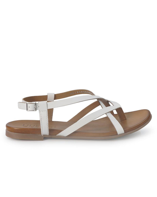 Vueva Sandali Infradito Flat Donna in Pelle Bianca WD133R38 WHITE Vueva 