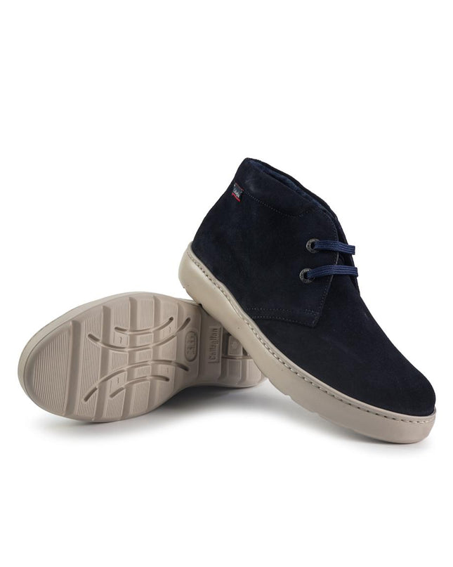 Callaghan Stivaletti Polacchine Uomo in Camoscio Blu 54809 PINT BLUE Callaghan 