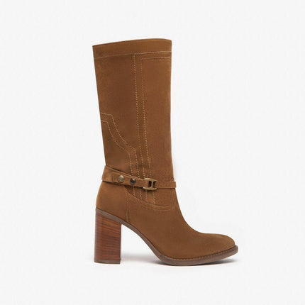 Stivali Donna in Camoscio Malto I205760D MALTO 339 Nero Giardini 