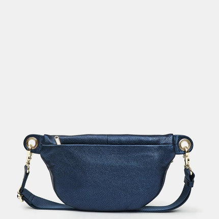 Mandarina Duck Marsupio Donna in Pelle Blu Metal - MARIO SPATARELLA