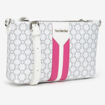 Borsa Bianca con Tracolla E443741D BIANCO 707 Nero Giardini Borse 