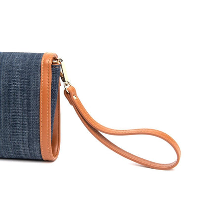 NeroGiardini Borsa Pochette Donna con Tracolla in Tessuto Jeans - MARIO SPATARELLA