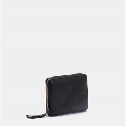 Biba Portafoglio Donna in Pelle Nera con Zip BT11 BOSTON BLACK Biba 