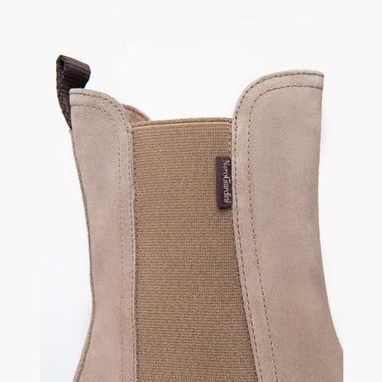 Nero Giardini Stivaletti Donna con Zeppa in Camoscio Talpa - MARIO SPATARELLA