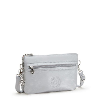 Borsetta Donna Tracolla Metallic Argento RIRI NEW BIGHT METALLIC Kipling 