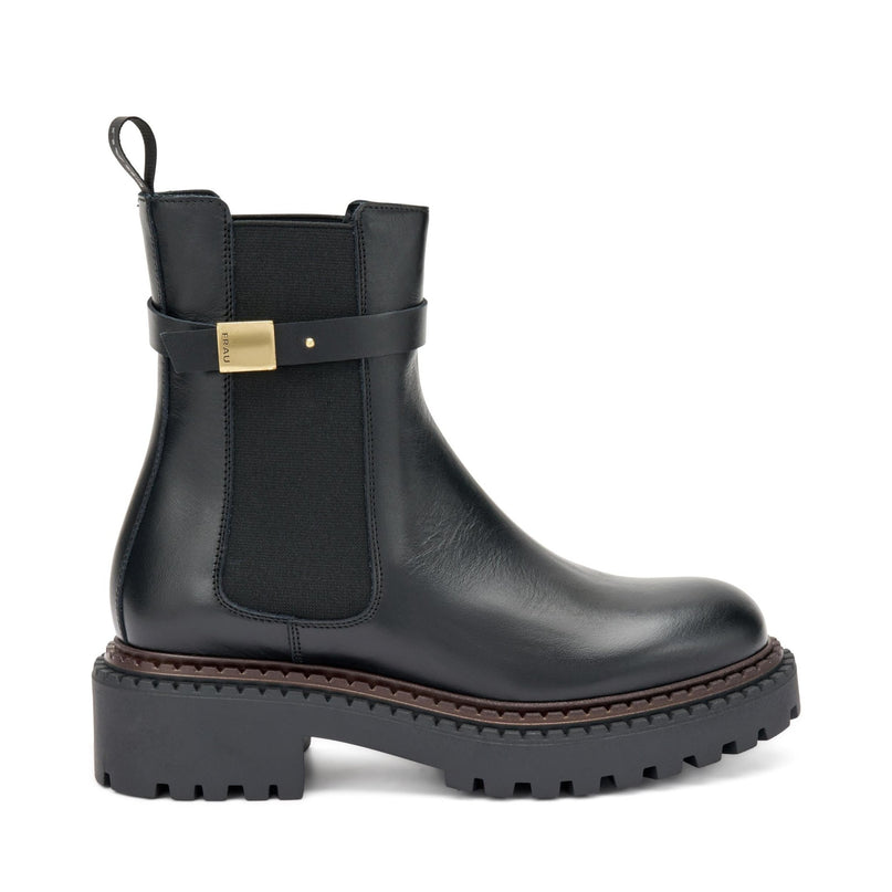 Stivaletti Frau Chelsea Donna in Pelle Nero - MARIO SPATARELLA