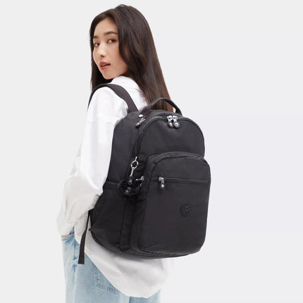 Kipling Zaino Porta Computer 15 Pollici Nero SEOUL BLACK NOIR Kipling 