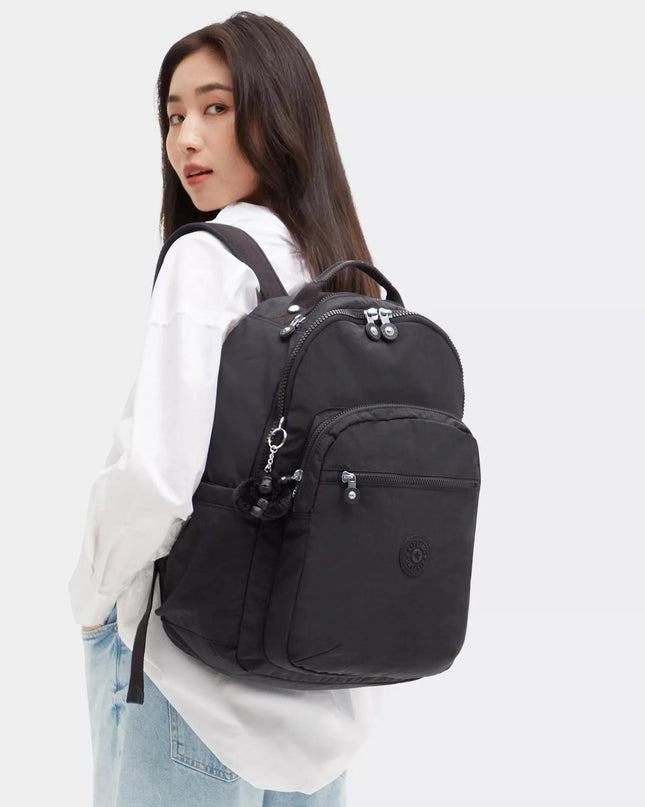 Kipling Zaino Porta Computer 15 Pollici Nero SEOUL BLACK NOIR Kipling 