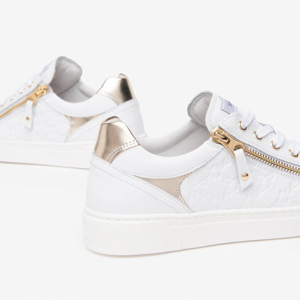 Nero Giardini Sneakers Donna Bassa in Pelle Bianca E513001D BIANCO 707 Nero Giardini 