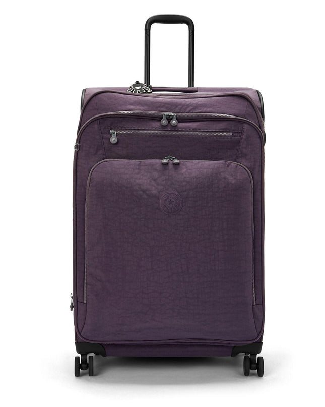 Trolley Large Espandibile Quattro Ruote Viola NEW YOURI SPIN L ULTIMATE PLUMB Kipling 