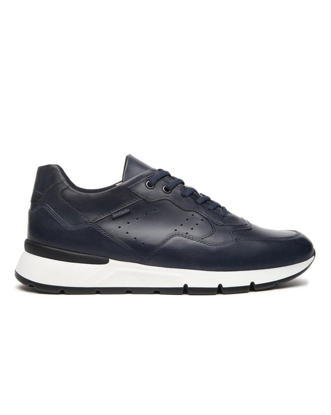 NeroGiardini Sneakers Bassa Uomo in Pelle Blu E500640U INCANTO 207 Nero Giardini 