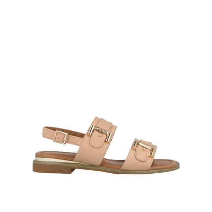 Impronte Sandalo Flat Donna in Ecopelle Nude - MARIO SPATARELLA