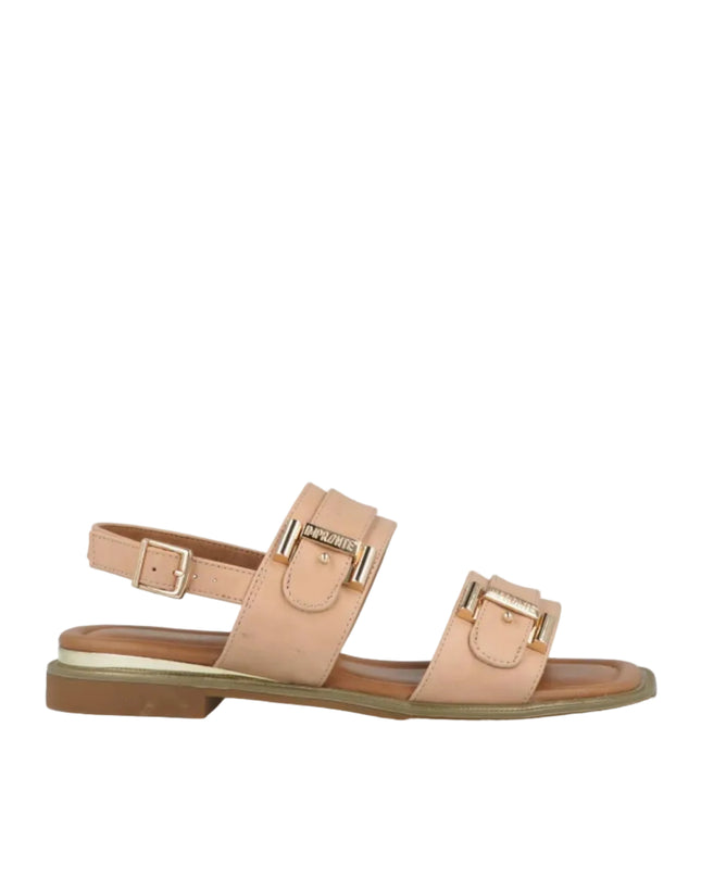 Impronte Sandalo Flat Donna in Ecopelle Nude SERENELLA SANDAL NUDE Impronte 
