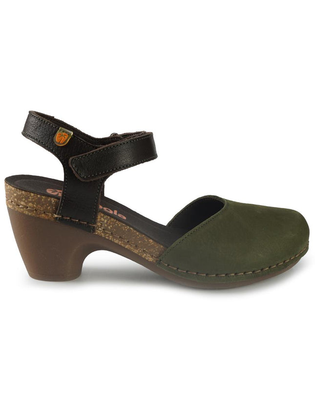 Jungla Pump Donna in Pelle Nabuk Verde 7463 PRADO Jungla 