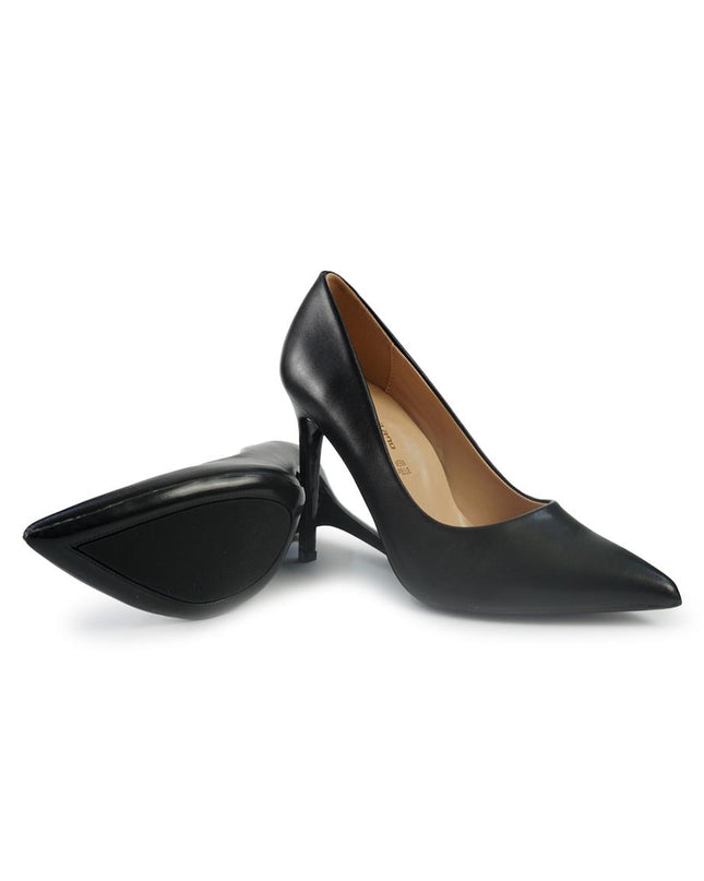 Francesco Milano Decollete Tacco a Spillo in Pelle Nera e41011 BLACK Francesco Milano 