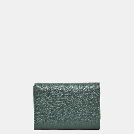 Mandarina Duck Portafogli Donna Pelle Verde Pine Green Portamonete FZP70 MELLOW LEATHER PINE GREEN Mandarina Duck 