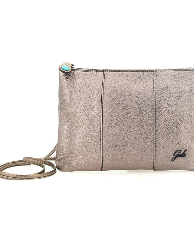 Gabs Pochette Donna con Tracolla in Pelle Nocino BEYONCE TG M LAMINATO Gabs 