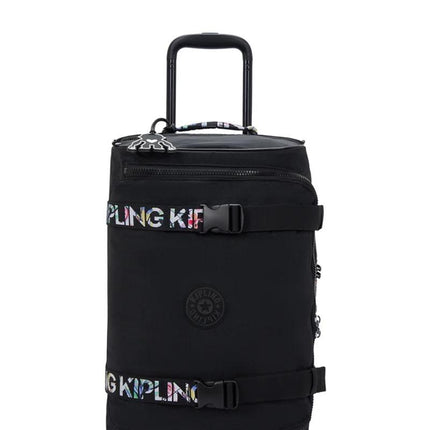 Kipling Trolley Valigia Bagaglio a Mano 2 Ruote AVIANA S BLACK NOIR PLUS Kipling 