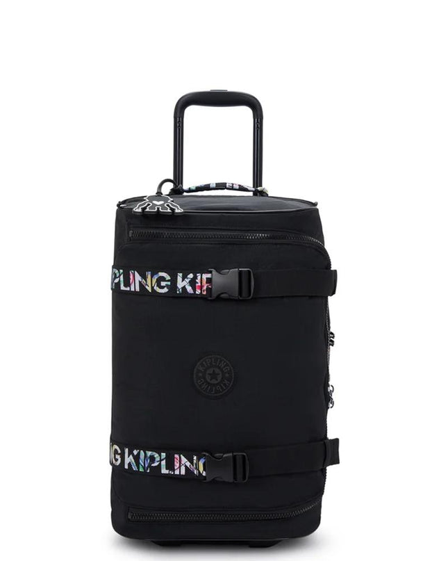 Kipling Trolley Valigia Bagaglio a Mano 2 Ruote AVIANA S BLACK NOIR PLUS Kipling 