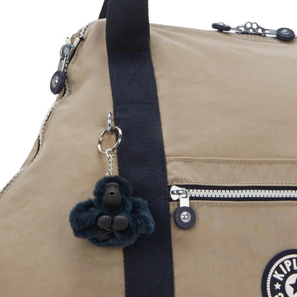 Kipling Borsone Shopper Viaggio in Tessuto Soft Taupe ART M C SOFT TAUPE Kipling 