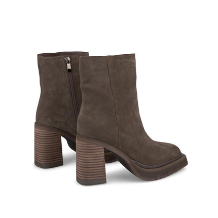 Stivaletti Donna Tacco Alto Camoscio Marrone I23806 COFFEE 46343 Alma en Pena 