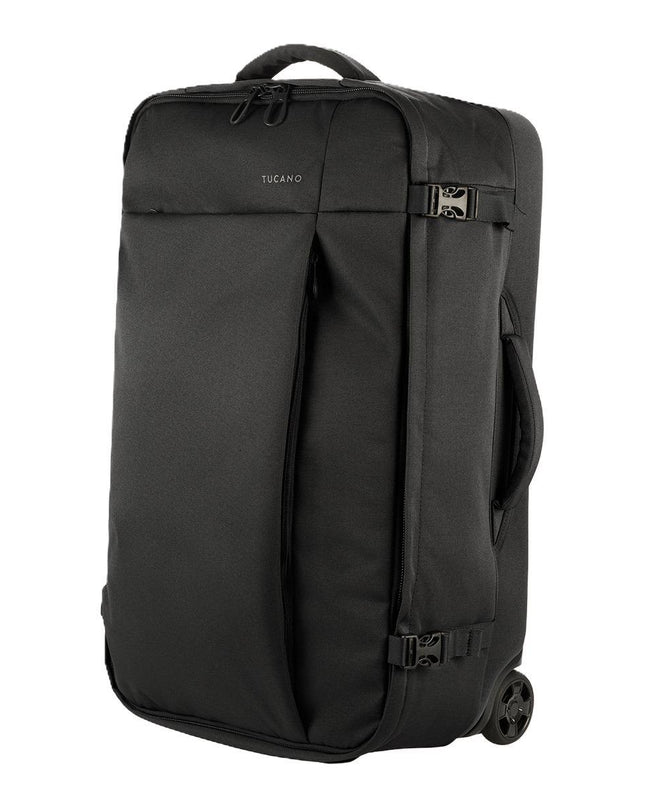 Trolley Medio Due Ruote in Tessuto Nero TUGO TROLLEY MEDIUM BLACK Tucano 