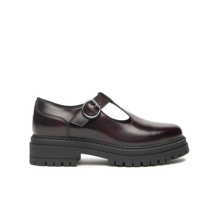 Nero Giardini Pump Chunky in Pelle Bordo I514014D BORDO 613 Nero Giardini 