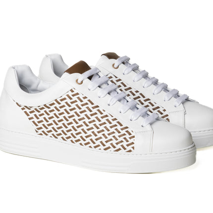 Sneakers Bassa Uomo Pelle Intrecciata SON 500 INTRECCIO Rogal's 