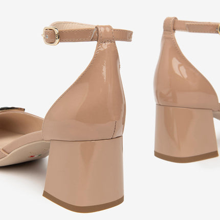 Decolletè Pump Vernice Nude E409480D NUDO 626 Nero Giardini 
