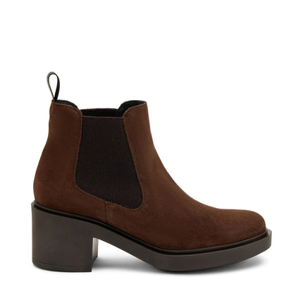 Stivaletti Donna Camoscio Marrone 80A3 CACAO Frau 
