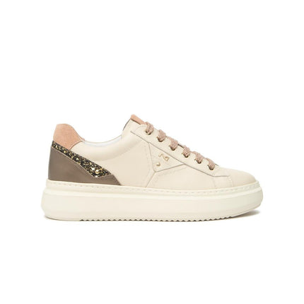 Nero Giardini Sneakers Donna in Pelle Milk - MARIO SPATARELLA