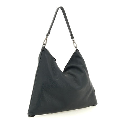 Gabs Borsa a Spalla Convertibile e Trasformabile in Pelle Nero con Tracolla FILIPPA TG L BLACK Gabs 