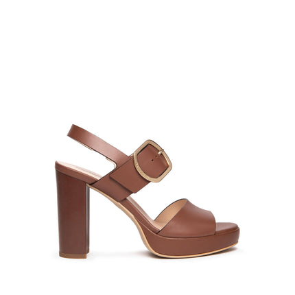 Nero Giardini Sandali Donna Tacco Alto e Plateau in Pelle Cuoio E513354D CUOIO 400 Nero Giardini 