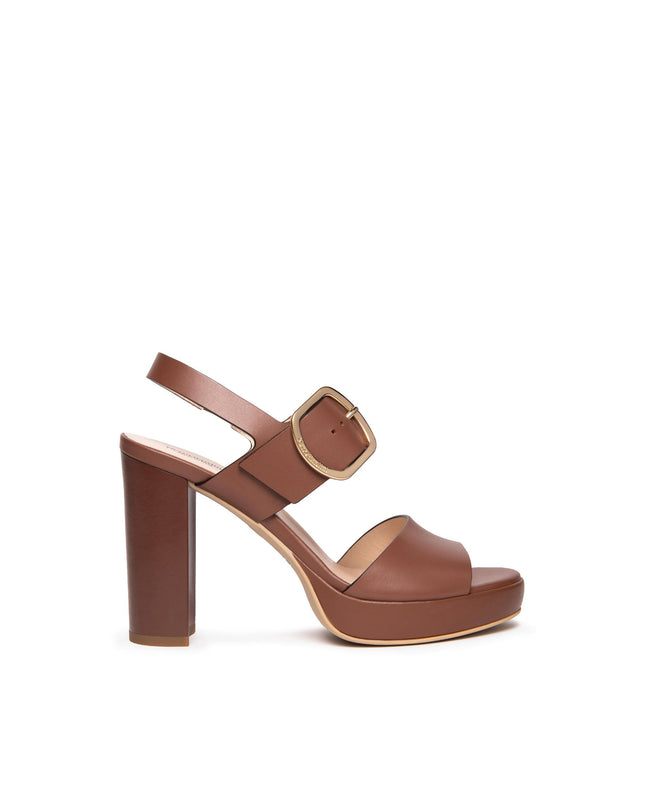 Nero Giardini Sandali Donna Tacco Alto e Plateau in Pelle Cuoio E513354D CUOIO 400 Nero Giardini 