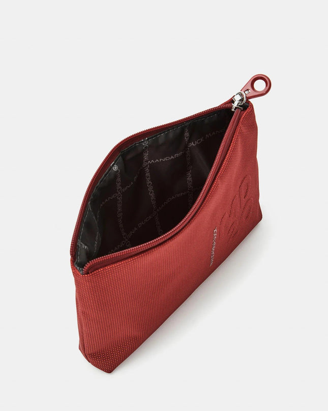 Pochette con Zip in Tessuno Tomato QMMN9 MD20 VANITY CHERRY Mandarina Duck 
