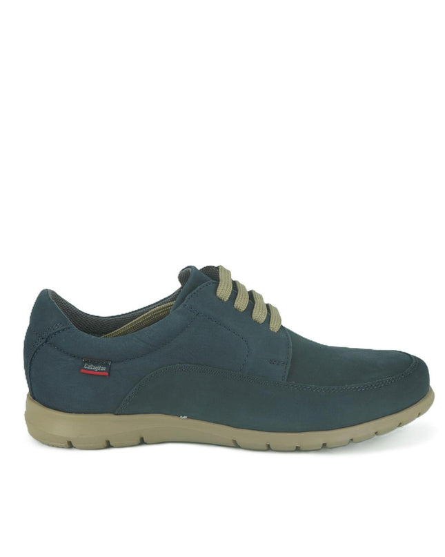 Stringata Bassa Uomo in Pelle Blu - MARIO SPATARELLA