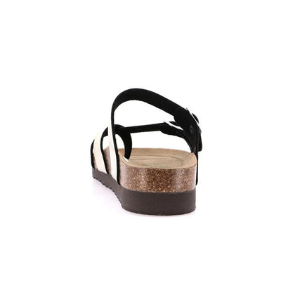 Grunland Sandali Infradito Donna Plantare Sughero Doppia Fibbia Champagne CB2438 HOLA CHAMPAGNE Grunland 